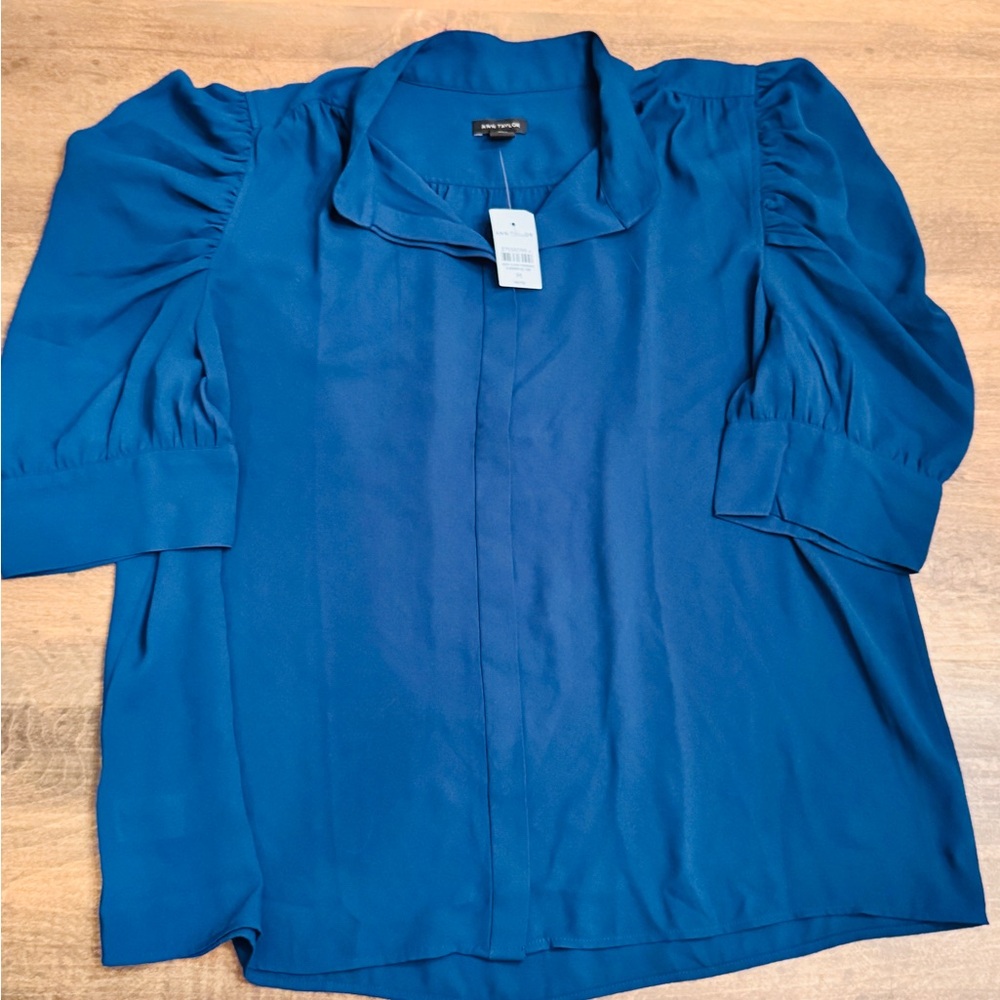 Ann Taylor Vibrant Blue Blouse
